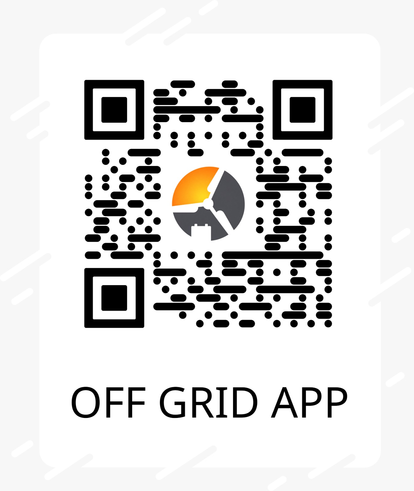 QR Code do Off Grid App
